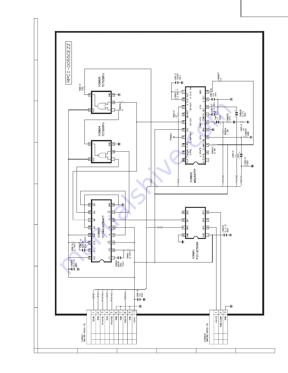 Sharp XV-Z7000U/E Service Manual Download Page 102