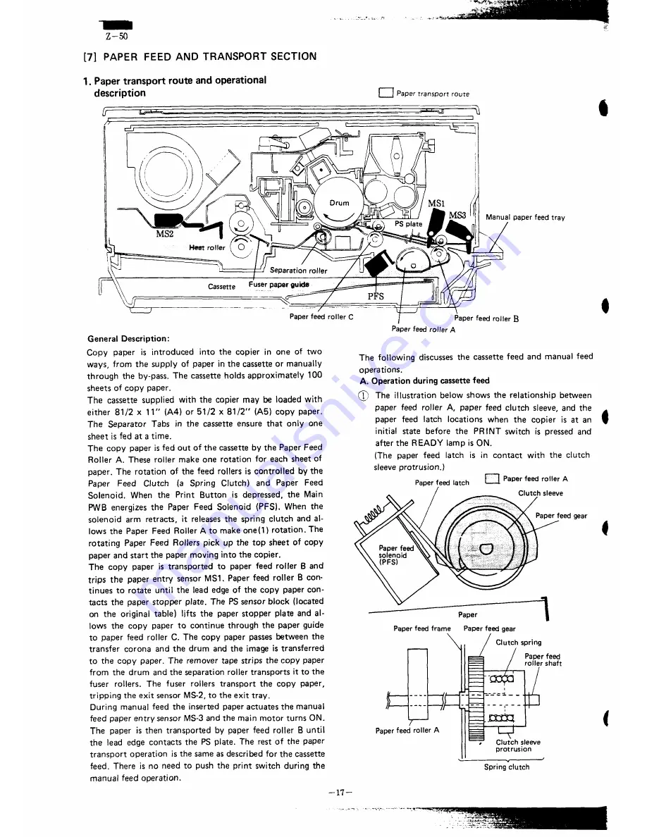 Sharp Z-50 Service Manual Download Page 18