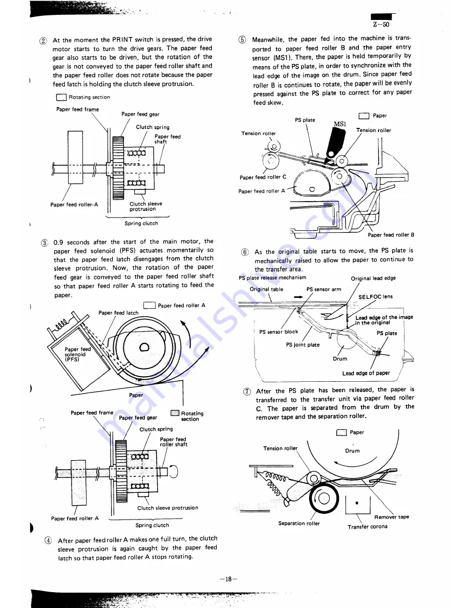 Sharp Z-50 Service Manual Download Page 19