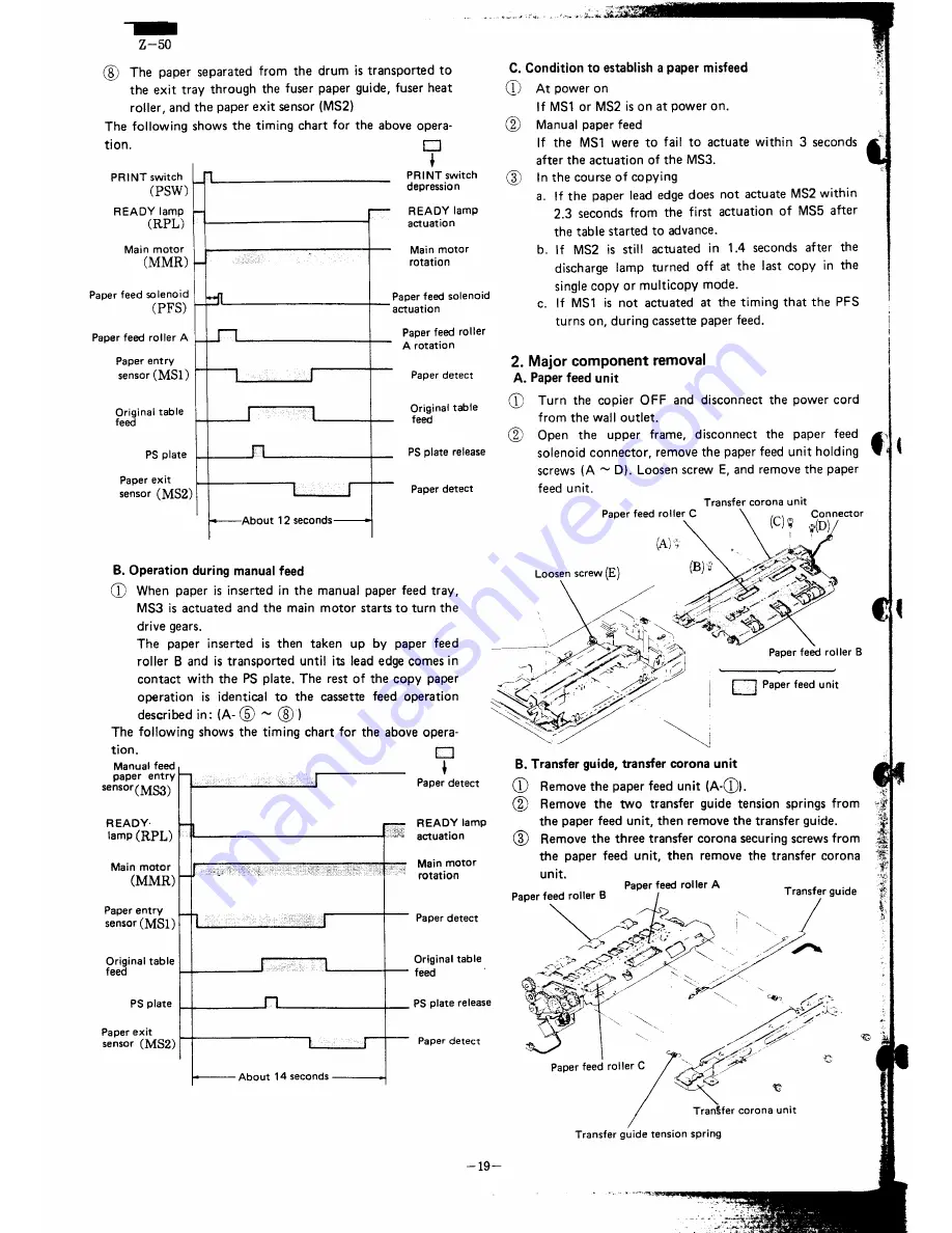 Sharp Z-50 Service Manual Download Page 42