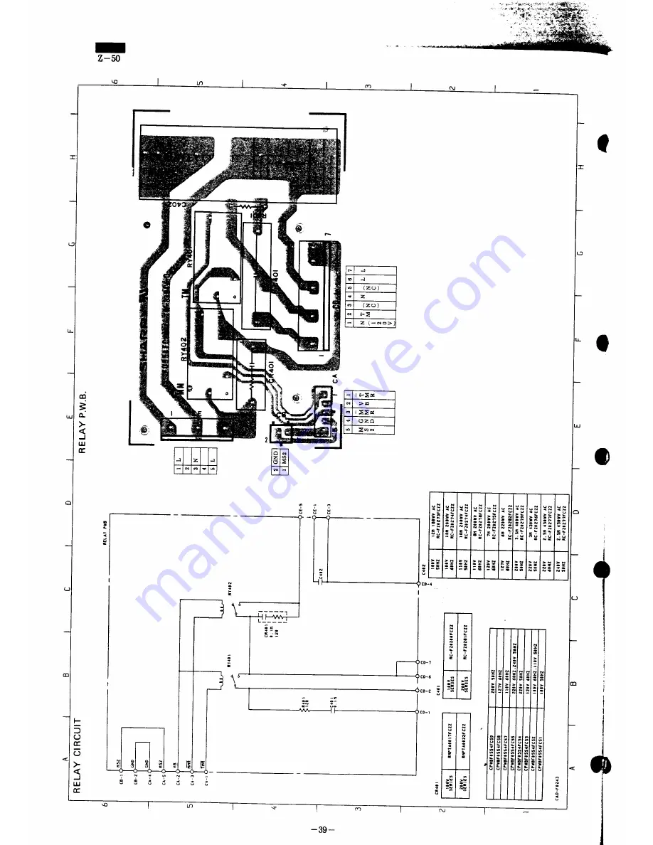 Sharp Z-50 Service Manual Download Page 61