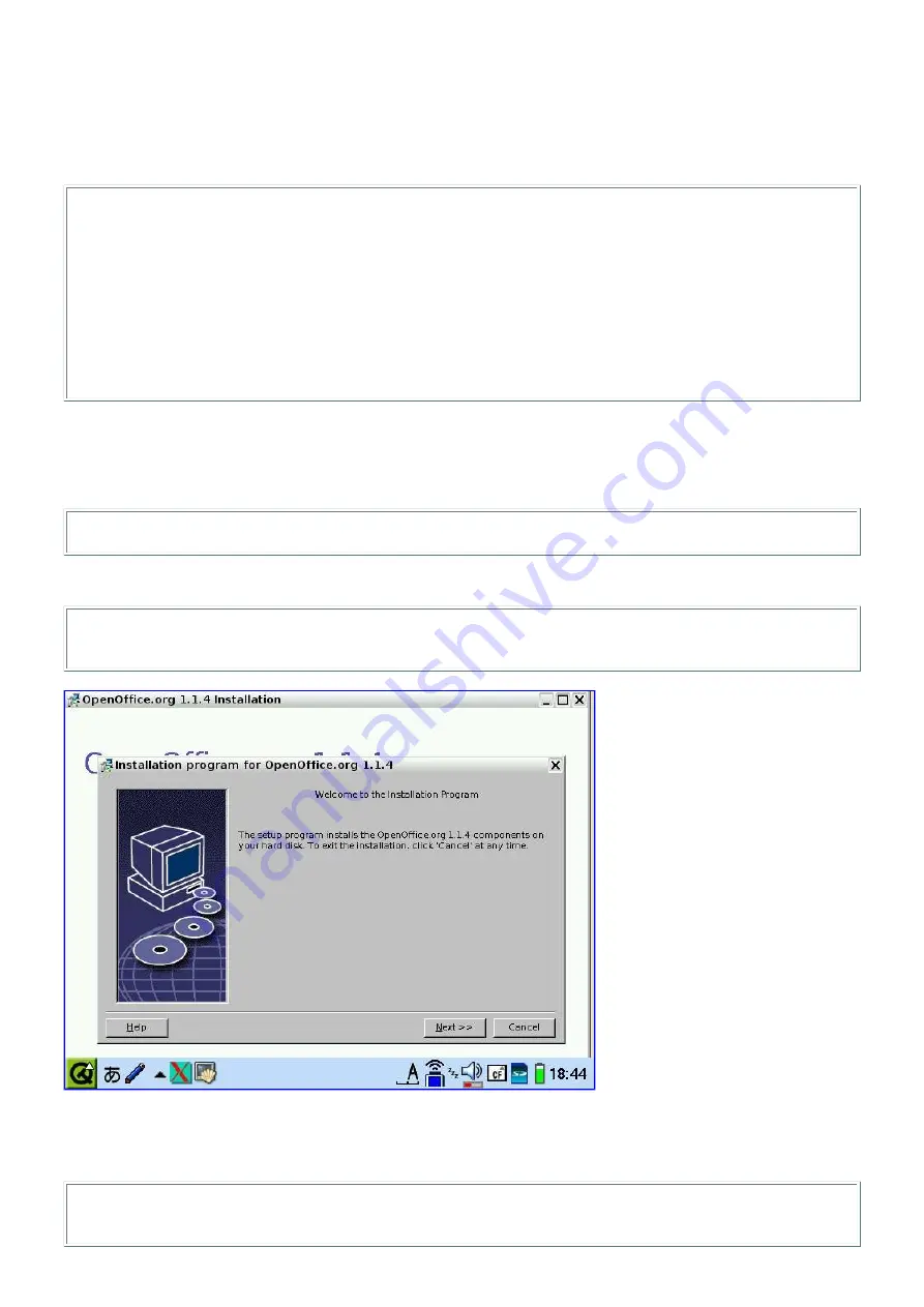 Sharp Zaurus SL-C3000 Instruction Manual Download Page 103