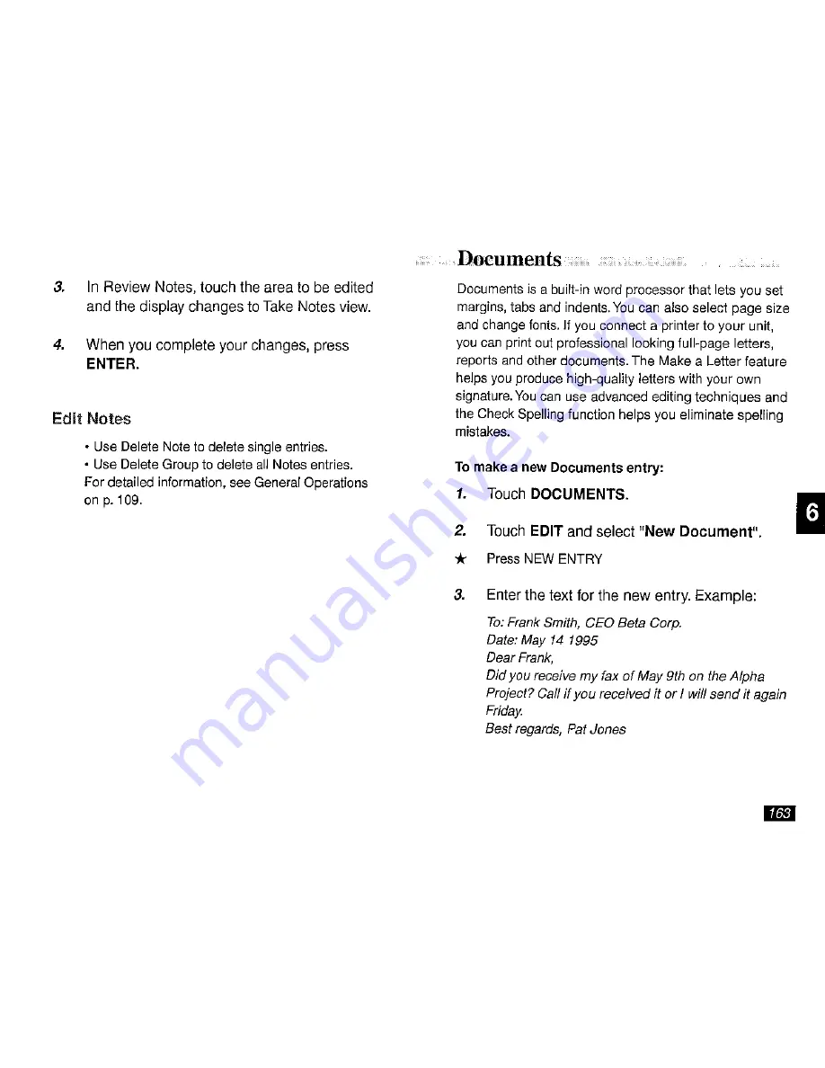 Sharp ZAURUS ZR-5000 Operation Manual Download Page 165