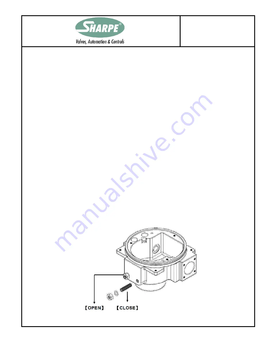 Sharpe SEA 13 Installation, Operation And Maintenance Manual Download Page 13