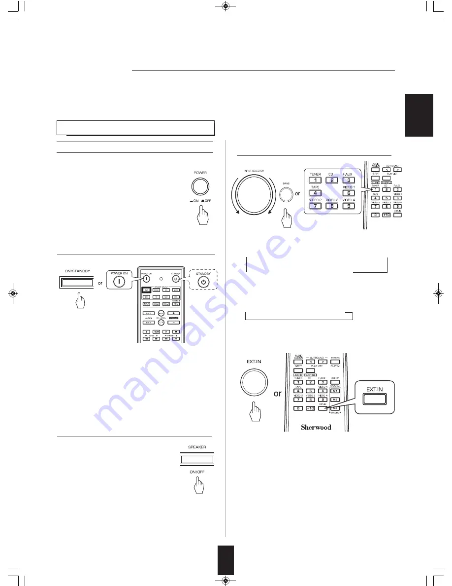 Sherwood RD-8504 Operating Instructions Manual Download Page 19