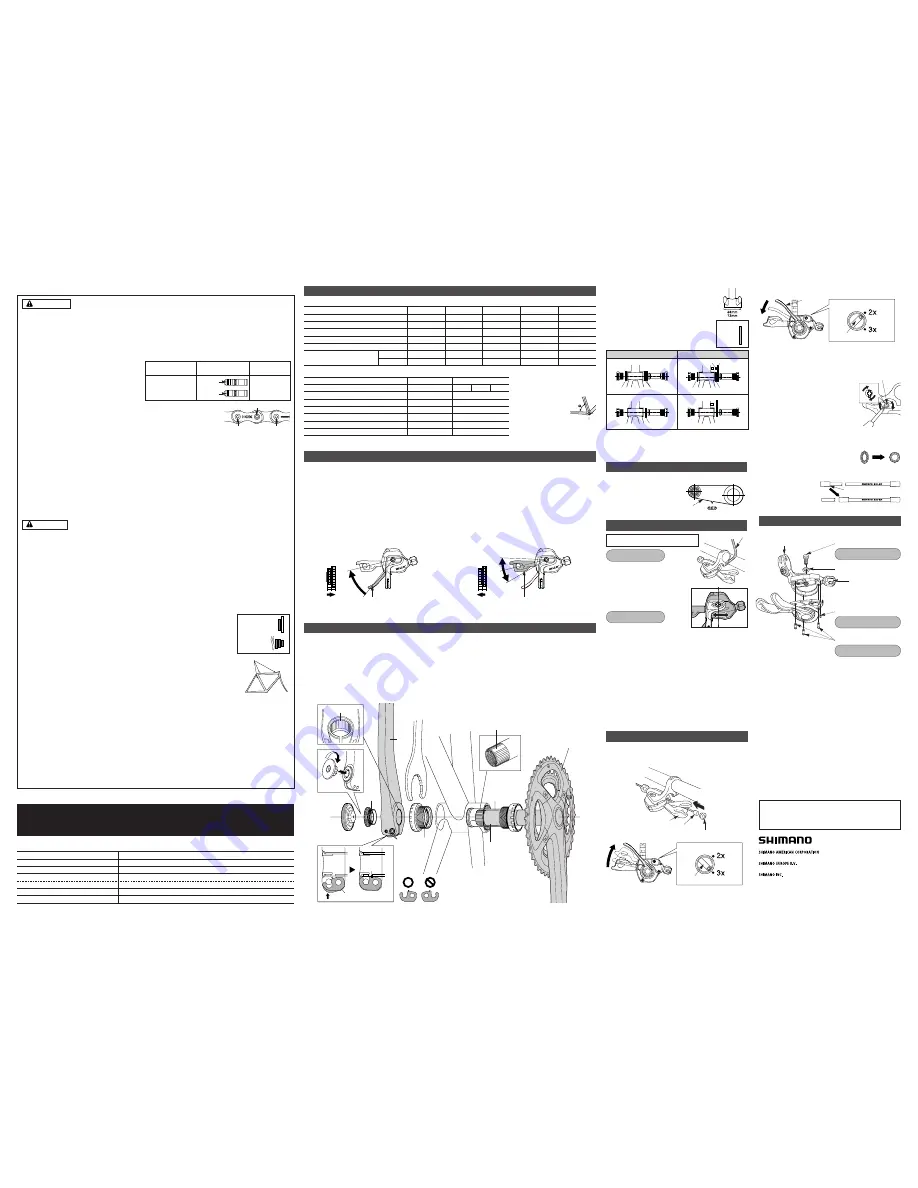 Shimano FD-M985-E Manual Download Page 1