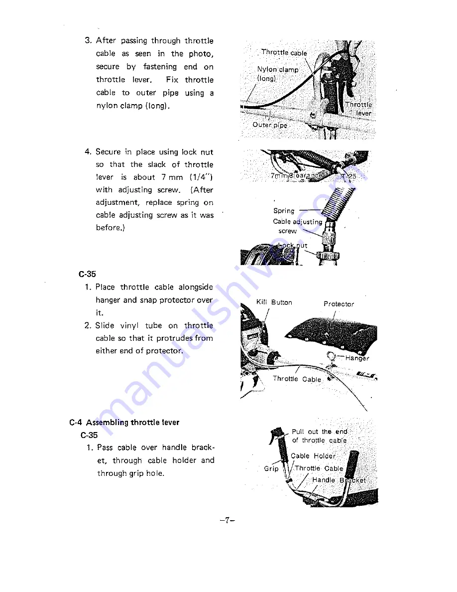 Shindaiwa C-25 Instruction Manual Download Page 8