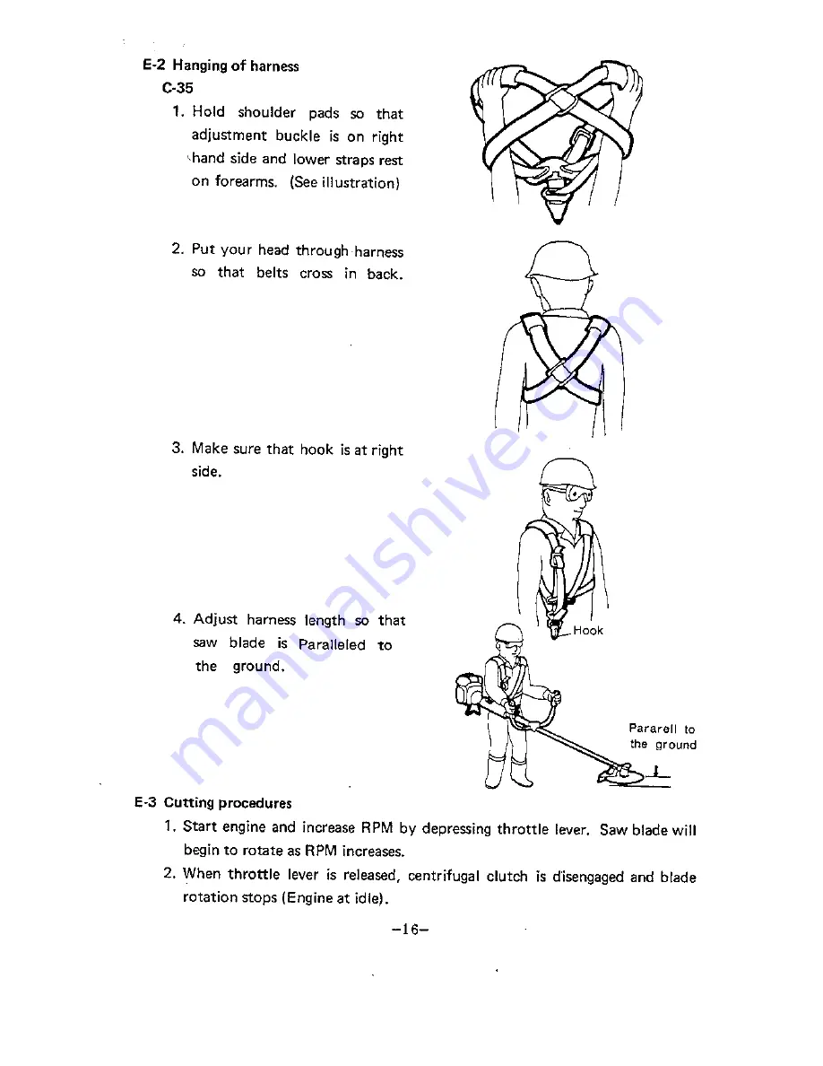 Shindaiwa C-25 Instruction Manual Download Page 17