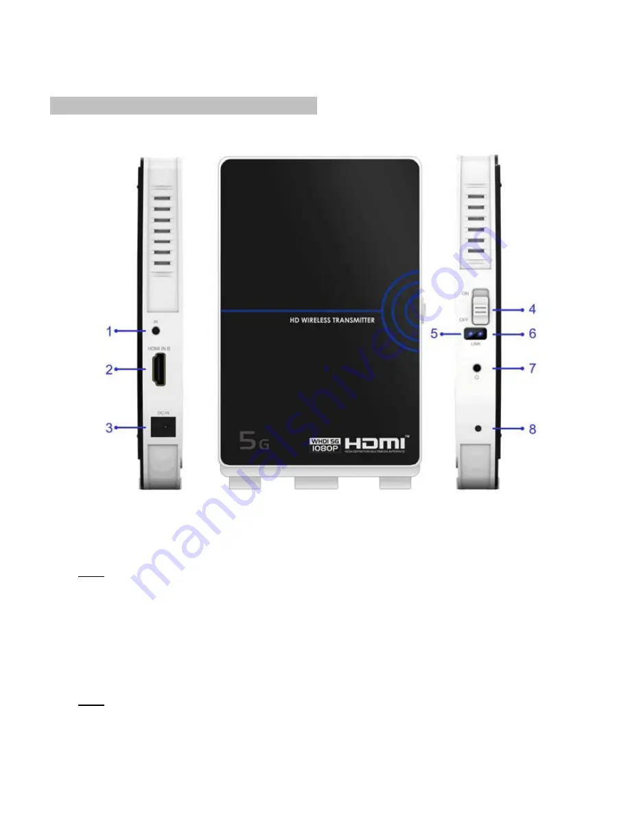 Shinubow ANI-WHDI42 User Manual Download Page 6