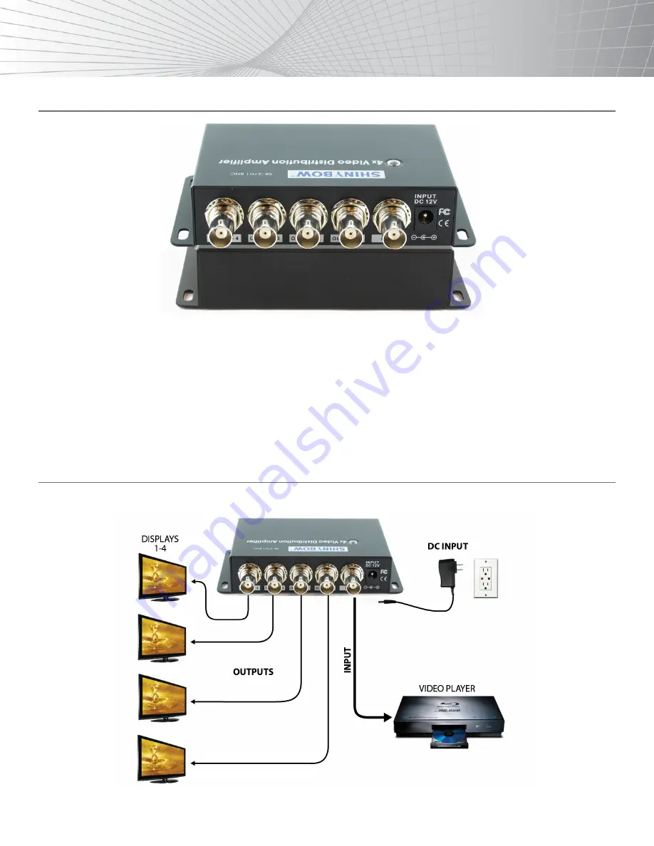 Shinybow USA SB-3701BNC Скачать руководство пользователя страница 5