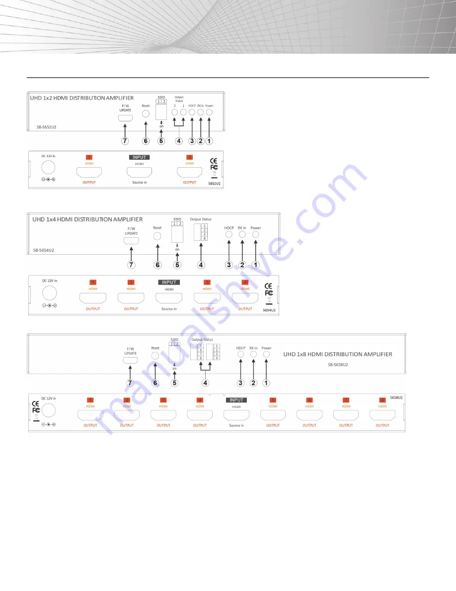 Shinybow USA SB-565 U2 Series Instruction Manual Download Page 6