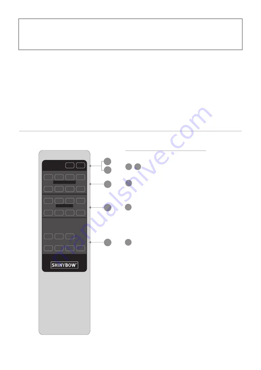 Shinybow USA SB-5688LCM-CT Instruction Manual Download Page 20