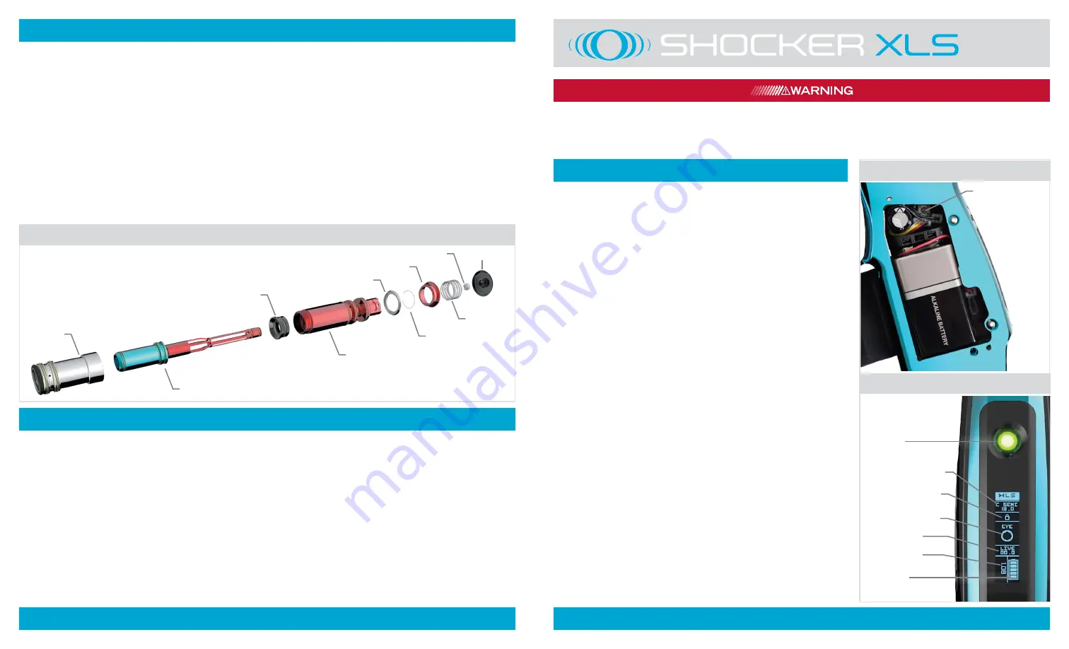 Shocker XLS Quick Start Manual Download Page 1