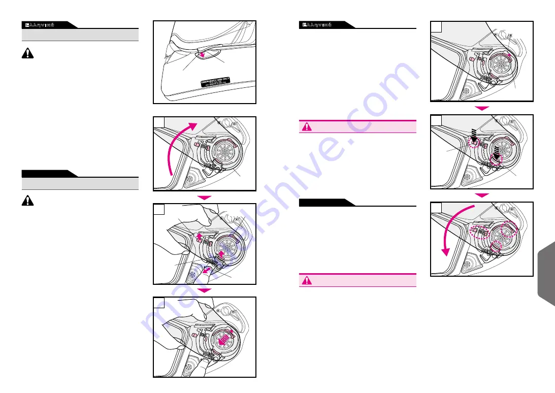 SHOEI HORNET ADV Instructions For Use Manual Download Page 36