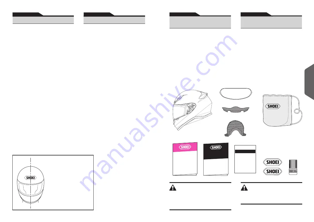 SHOEI NXR Instructions For Use Manual Download Page 12