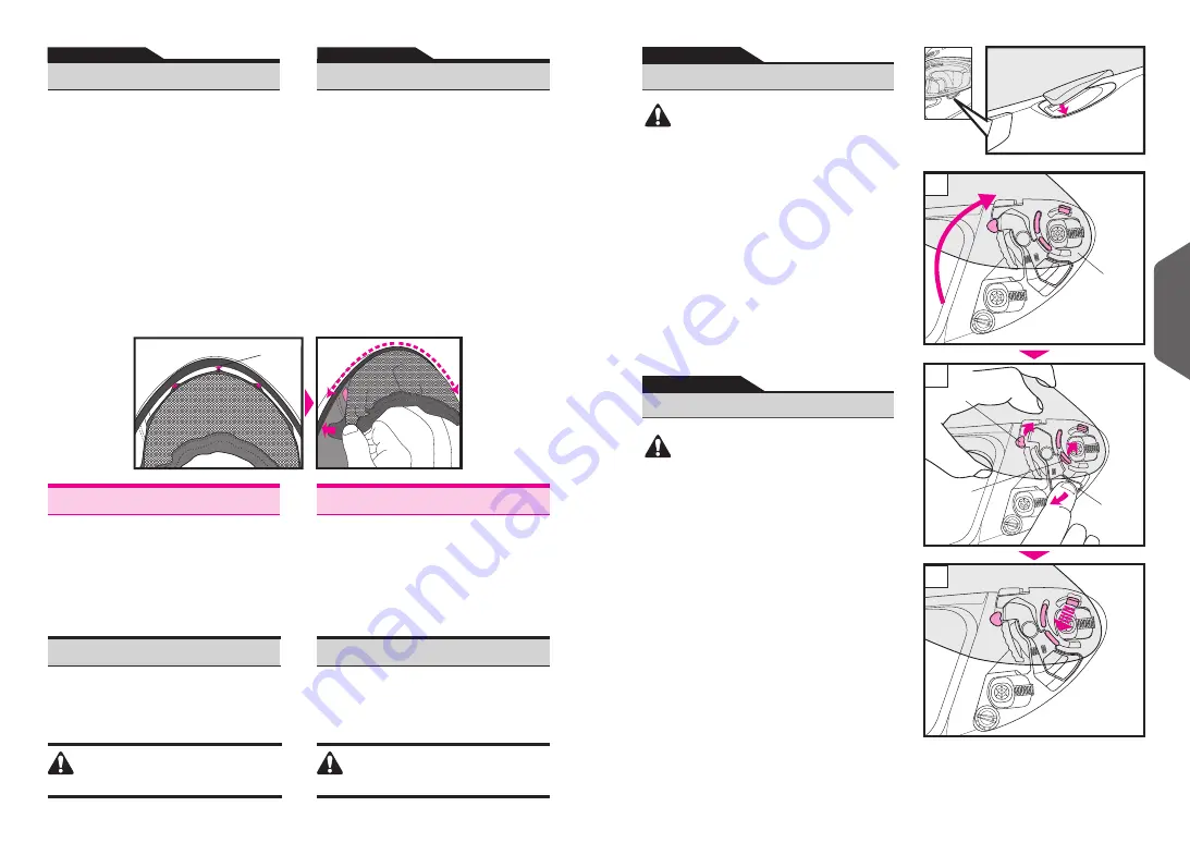 SHOEI NXR Instructions For Use Manual Download Page 14