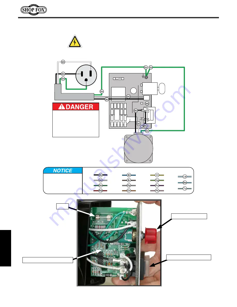 Shop fox SHOP FOX W1764 Owner'S Manual Download Page 26