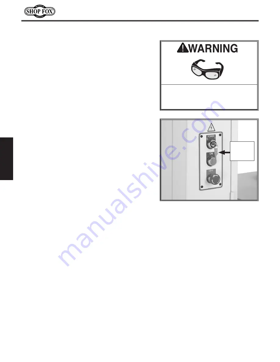 Shop fox SHOP FOX W1770 Скачать руководство пользователя страница 22