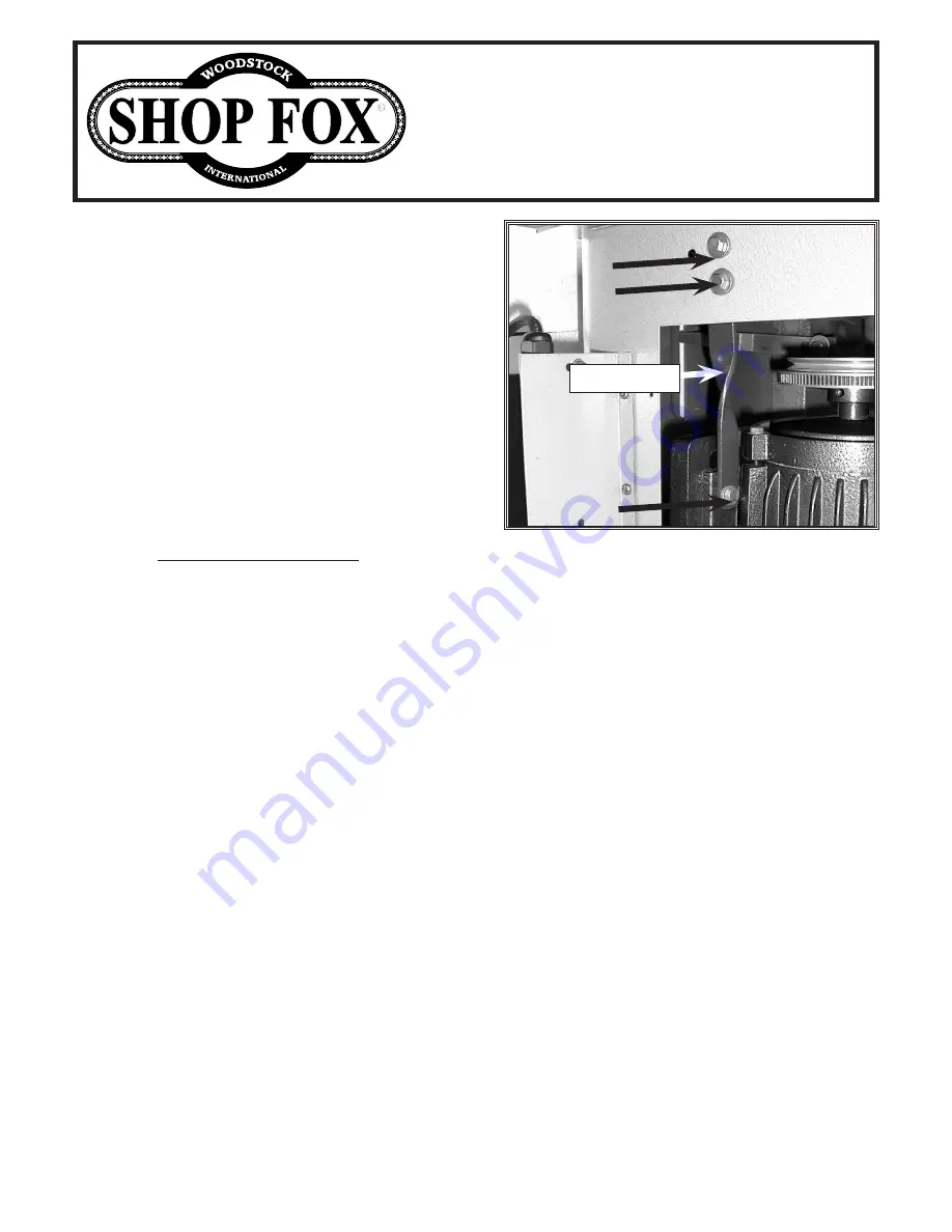 Shop fox W1702 Manual Download Page 15