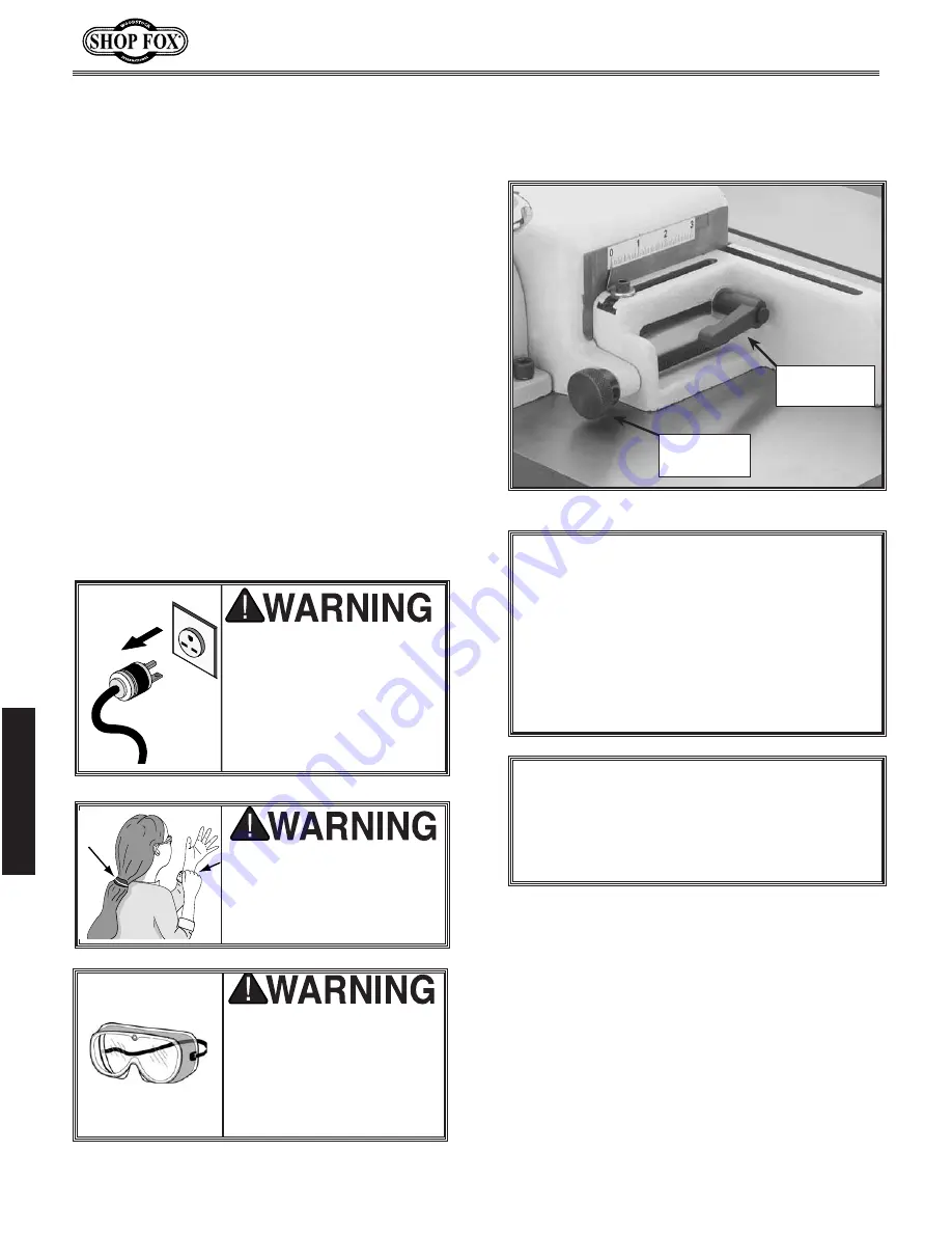 Shop fox W1702 Manual Download Page 37