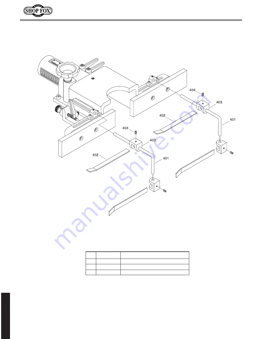 Shop fox W1702 Manual Download Page 67