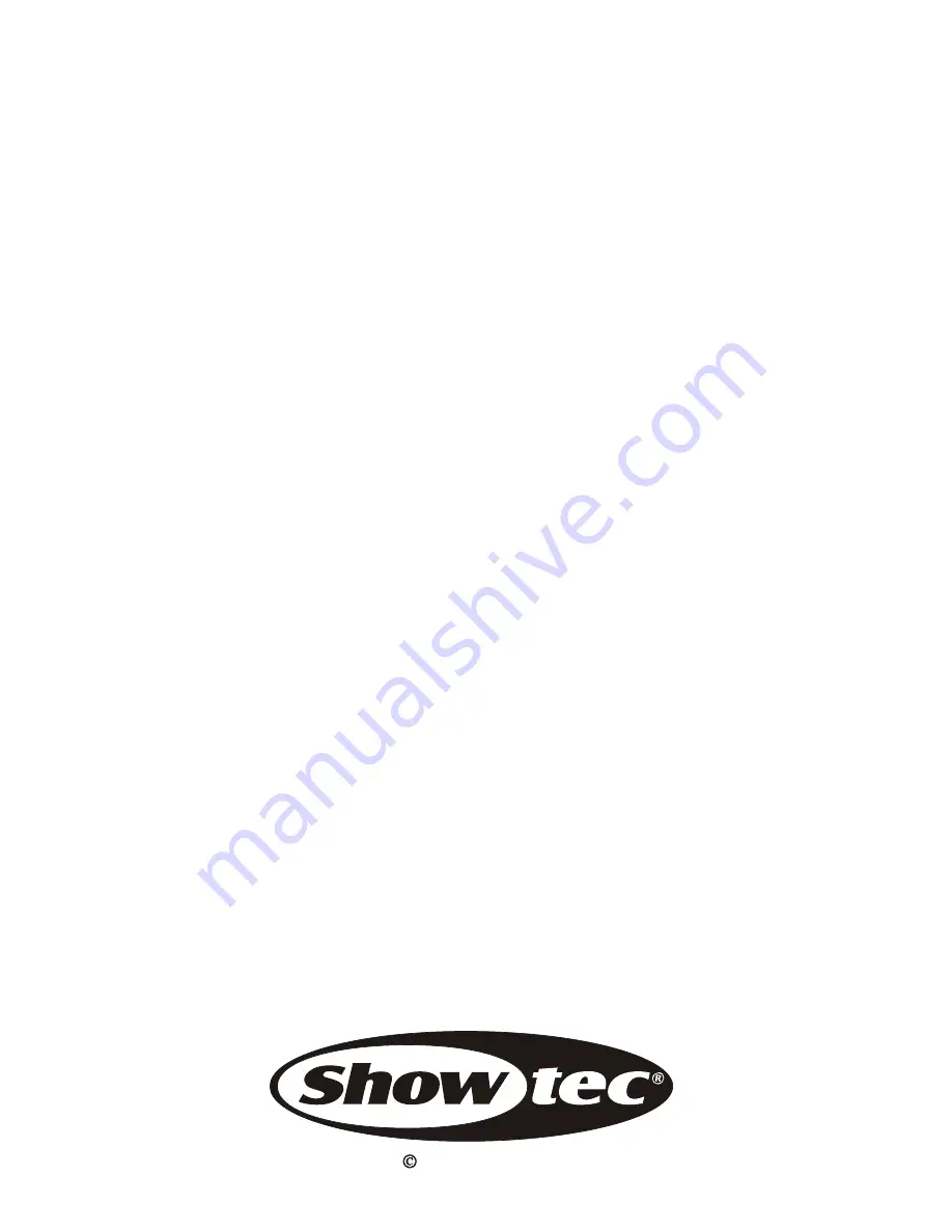 SHOWTEC Studiobeam MSR-575 User Manual Download Page 15