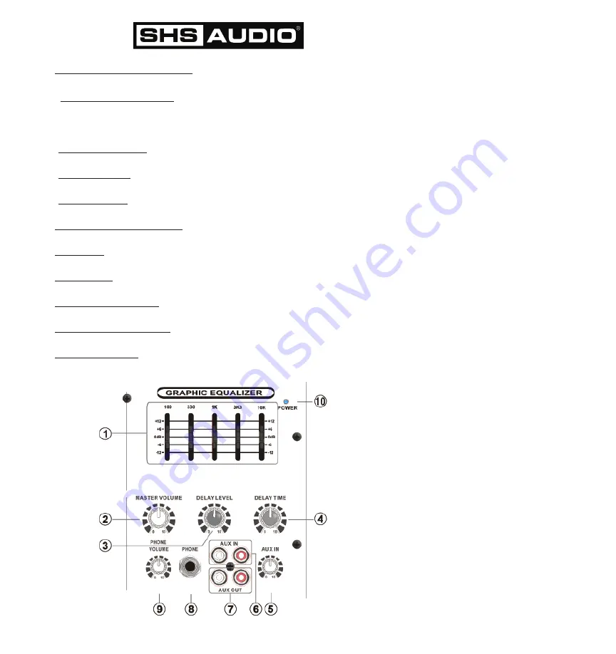 SHS AUDIO SPM Series Manual Download Page 4