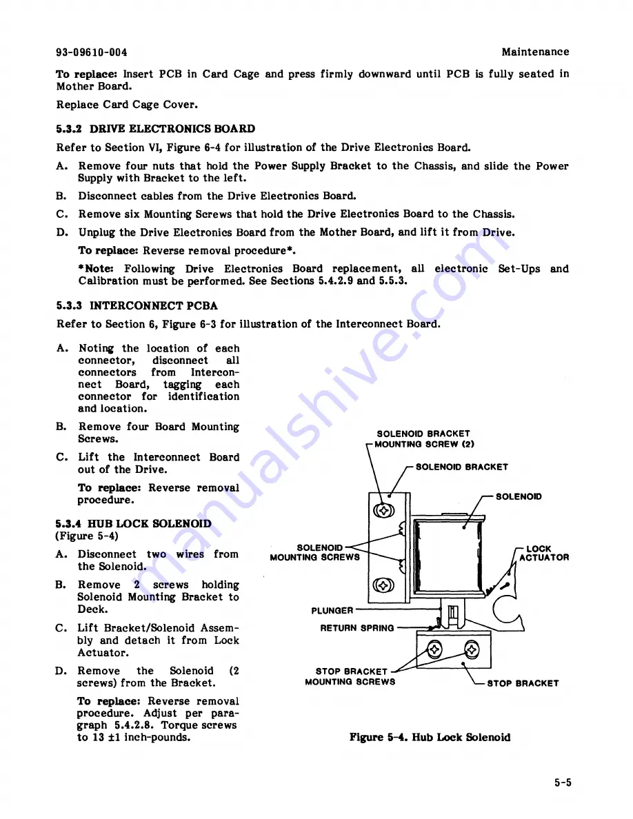 Shugart Kennedy 9610 Operation And Maintenance Manual Download Page 94