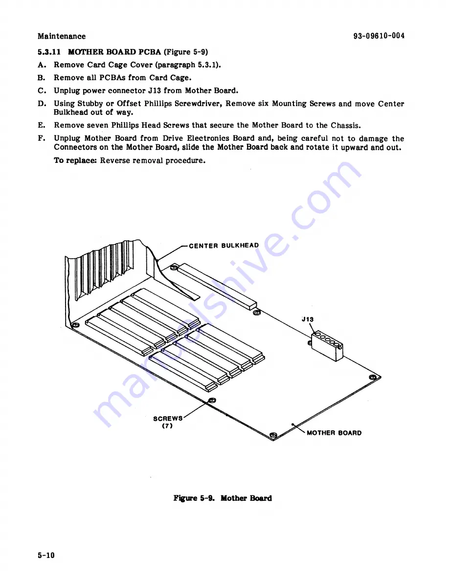 Shugart Kennedy 9610 Operation And Maintenance Manual Download Page 99