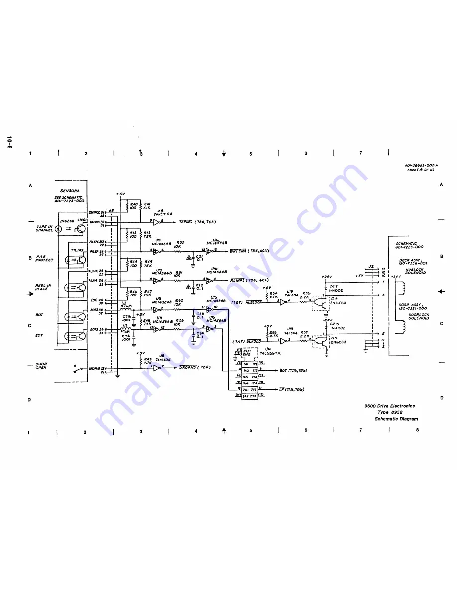 Shugart Kennedy 9610 Operation And Maintenance Manual Download Page 182