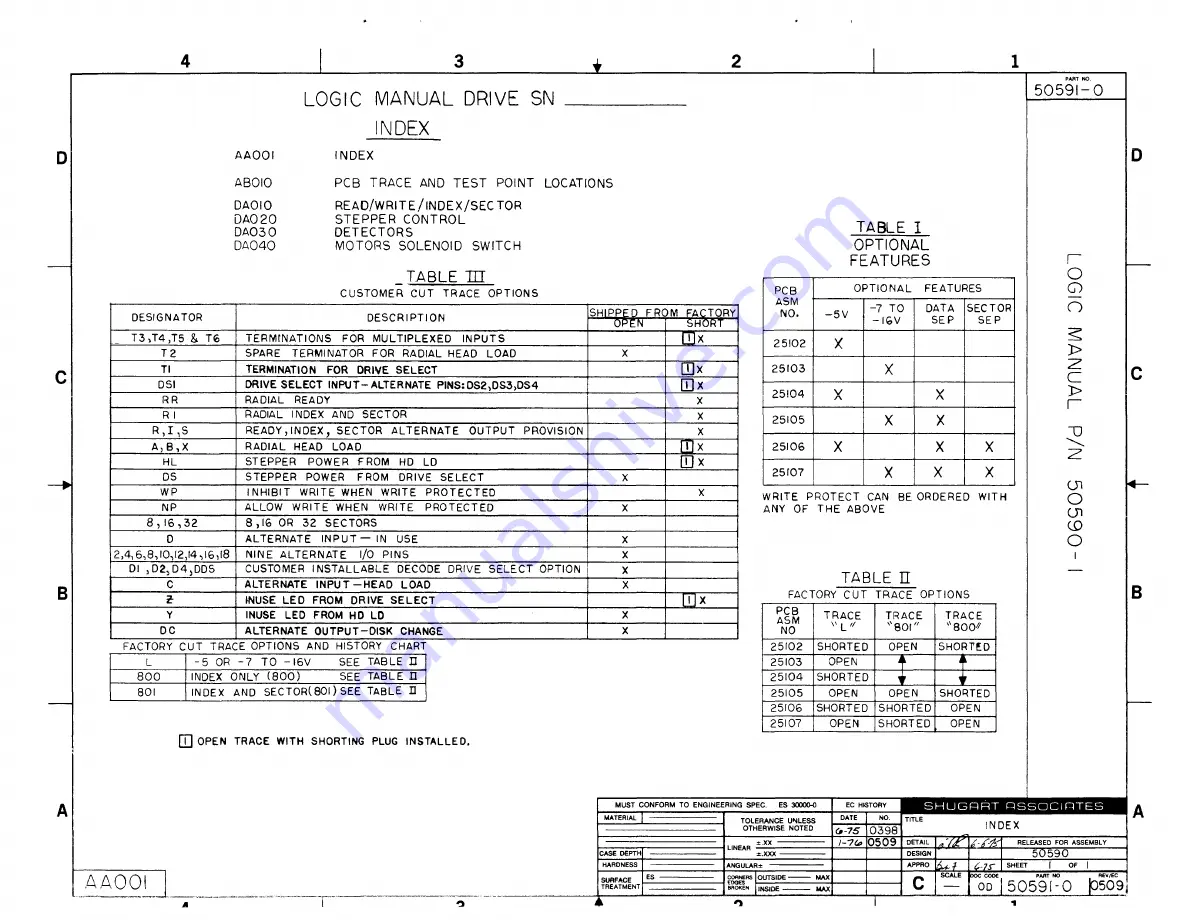 Shugart SA800 Maintenance Manual Download Page 29