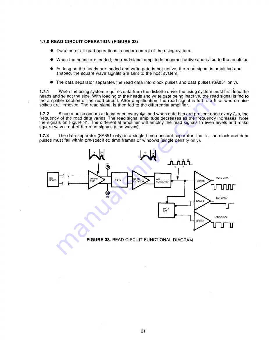 Shugart SA850 Service Manual Download Page 26