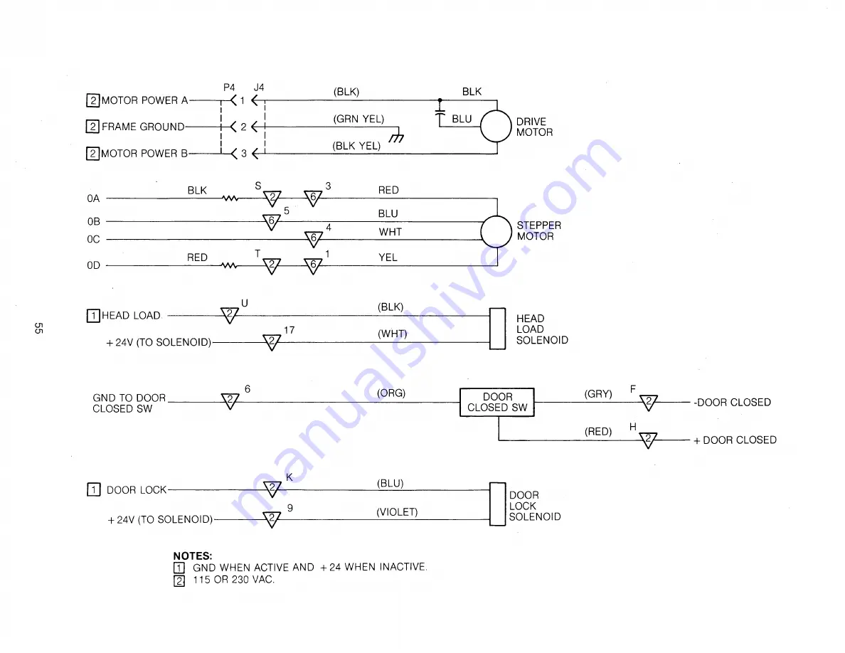 Shugart SA850 Service Manual Download Page 62