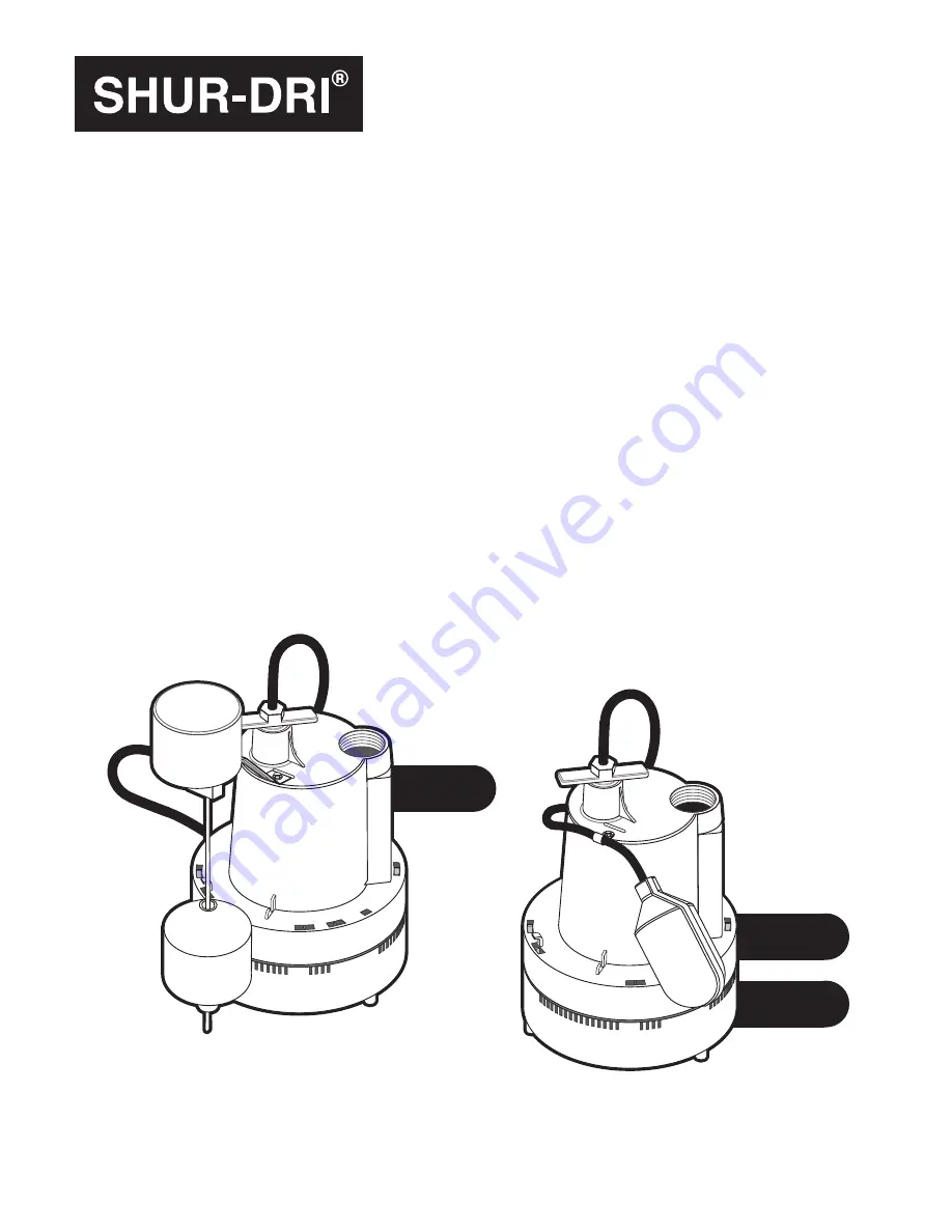 SHUR-DRI SDAS25-01 Скачать руководство пользователя страница 1