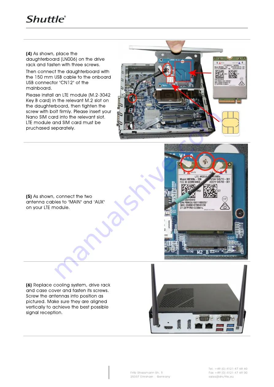 Shuttle WWN03 Product Specifications Download Page 7