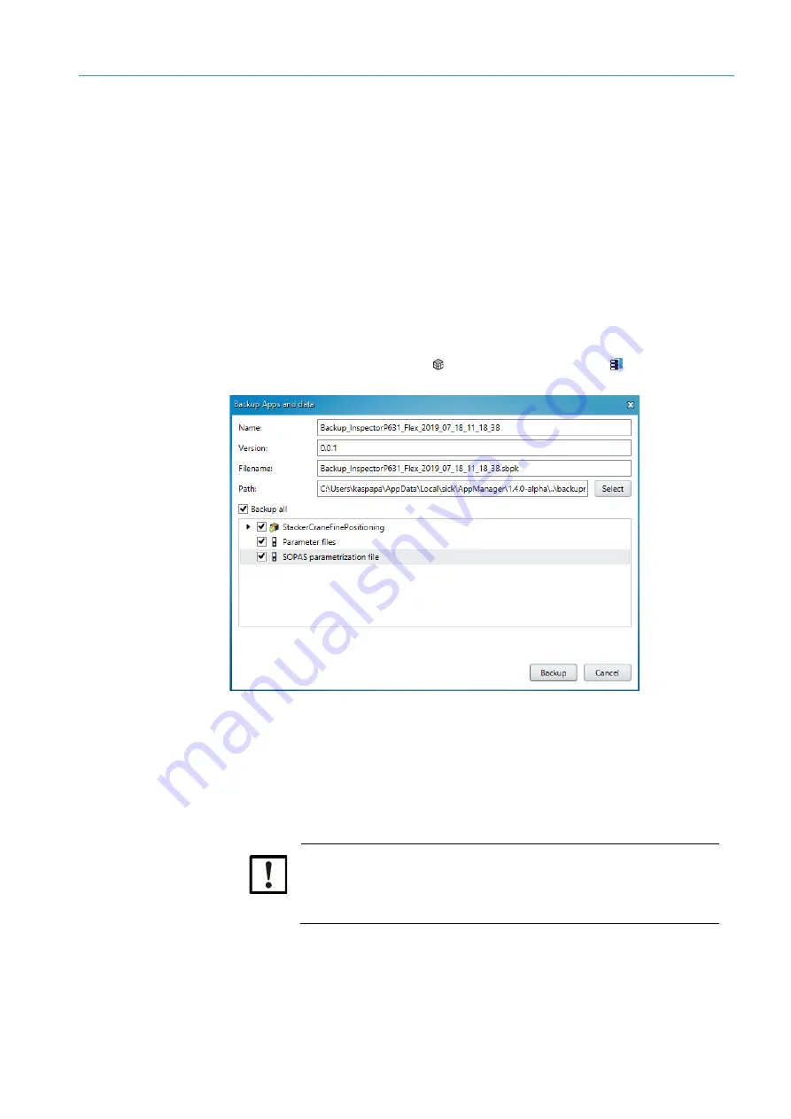 SICK InspectorP63 Flex C-mount Series Operating Instructions Manual Download Page 15