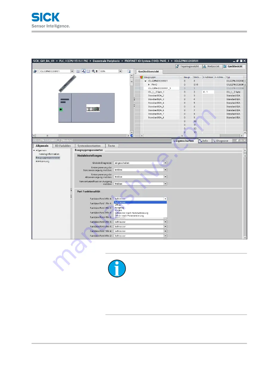 SICK IOLG2PN-03208R01-PROFINET Скачать руководство пользователя страница 23