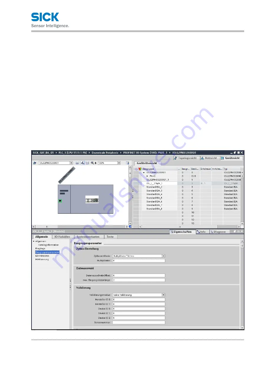 SICK IOLG2PN-03208R01-PROFINET Скачать руководство пользователя страница 25