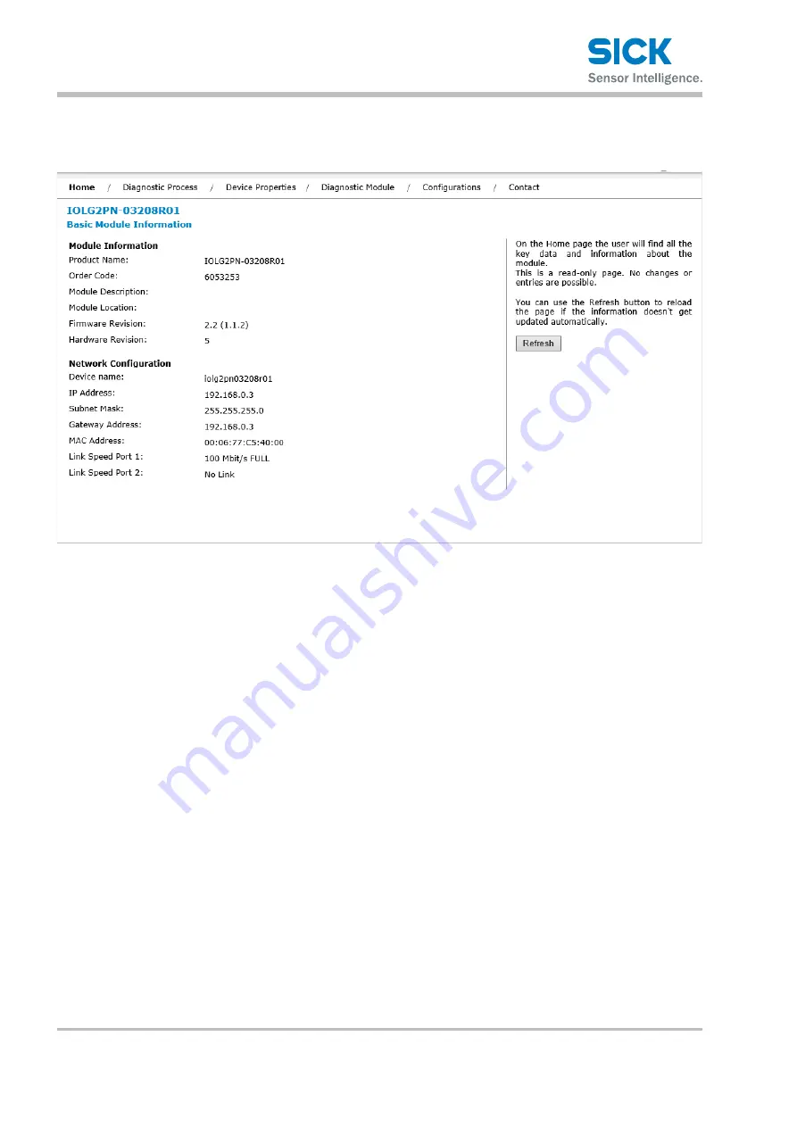 SICK IOLG2PN-03208R01-PROFINET Скачать руководство пользователя страница 38