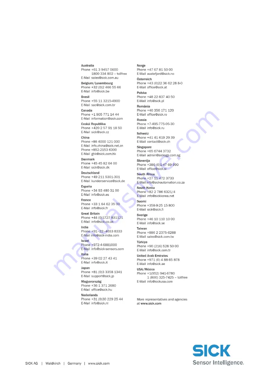 SICK LD-MRS HD Operating Instructions Manual Download Page 90