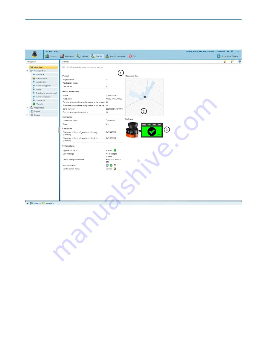 SICK outdoorScan3 Core I/O Operating Instructions Manual Download Page 71