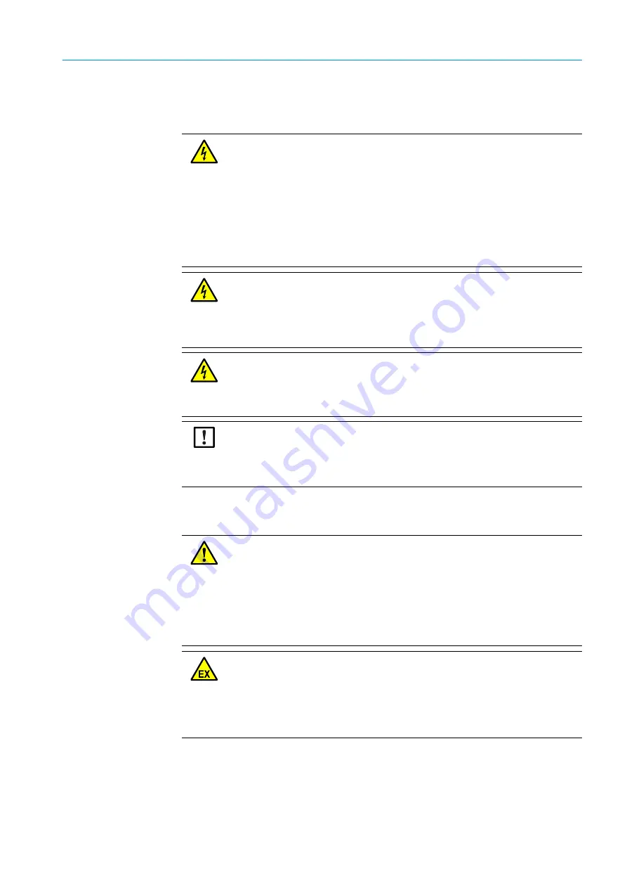 SICK ZIRKOR200 Ex-G Operating Instructions Manual Download Page 43