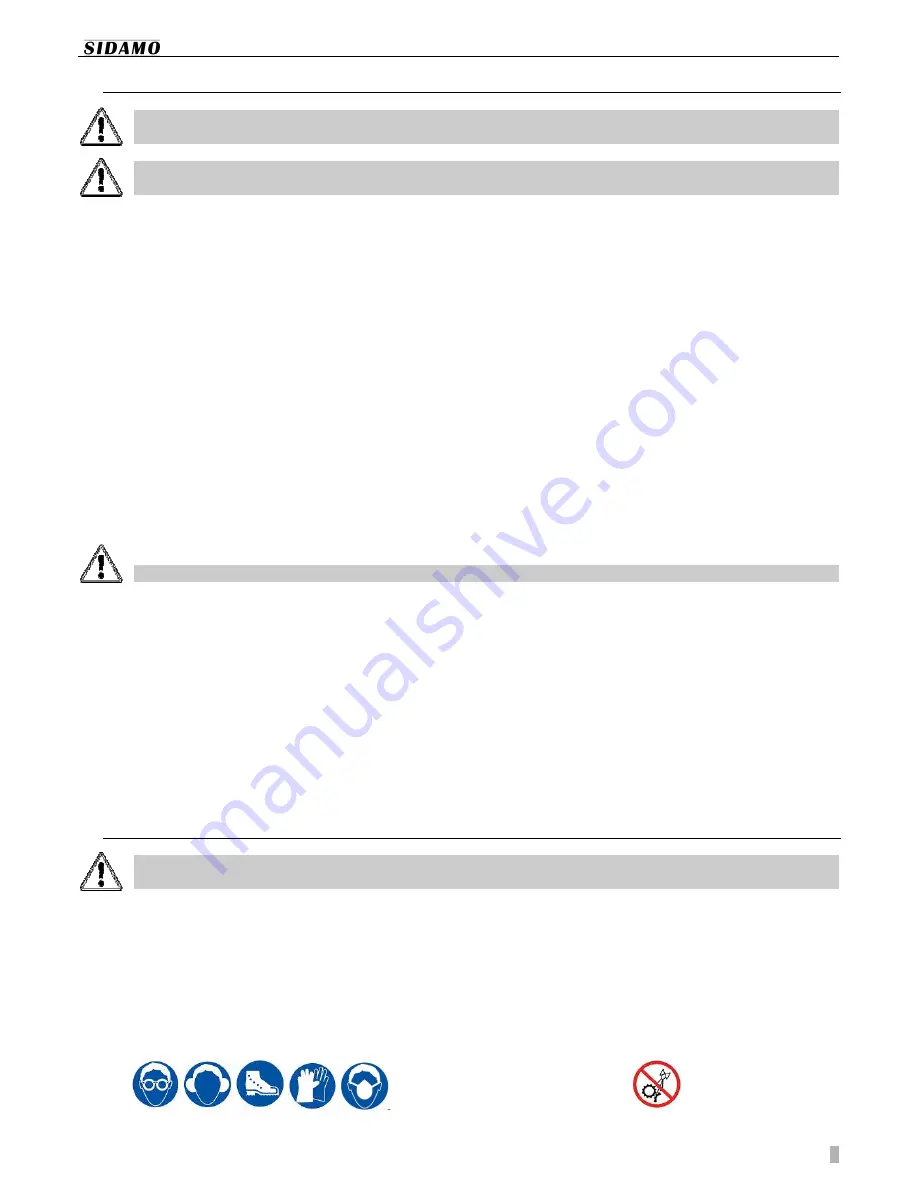 Sidamo TM 200 B User Manual Download Page 5