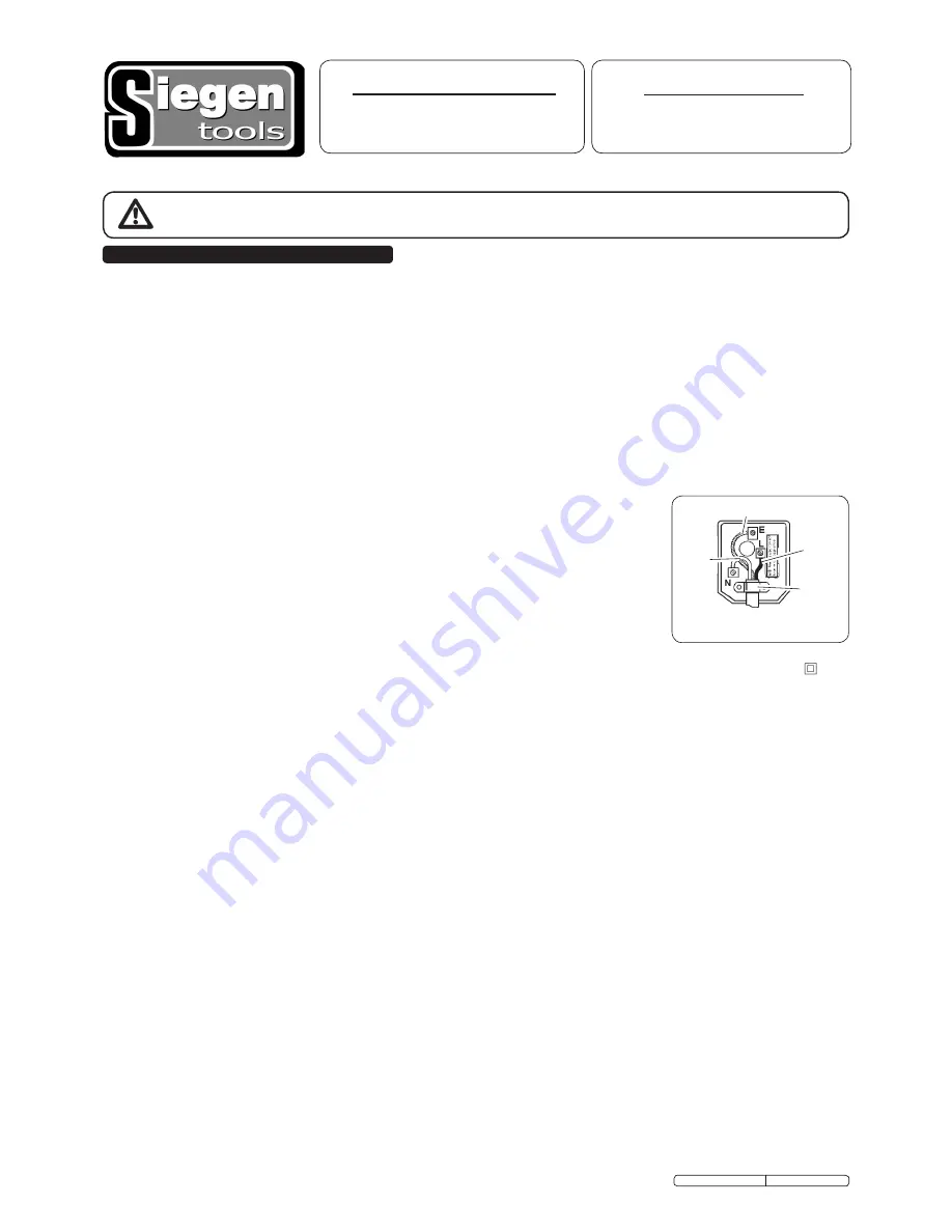 Siegen tools S0530.V2 Instruction Manual Download Page 1