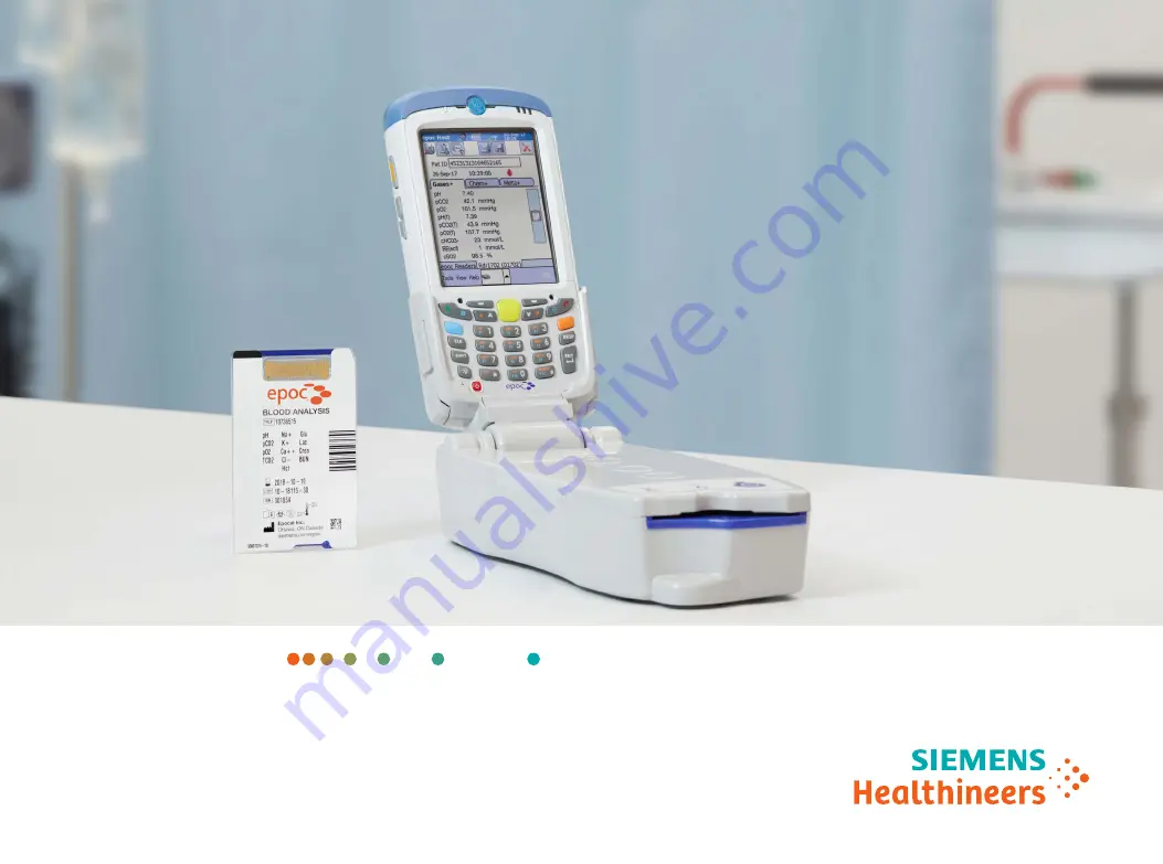 Siemens Healthcare epoc Скачать руководство пользователя страница 1