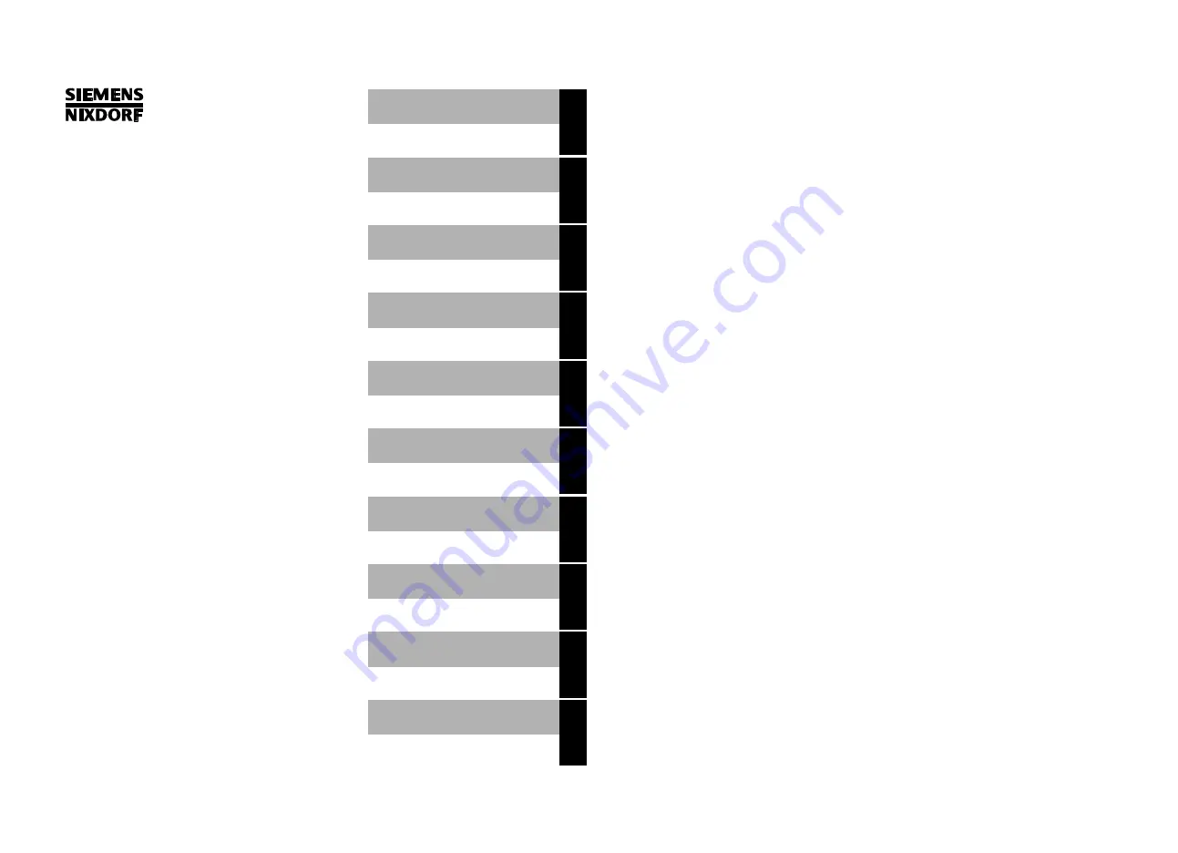 Siemens Nixdorf D808 Technical Manual Download Page 3