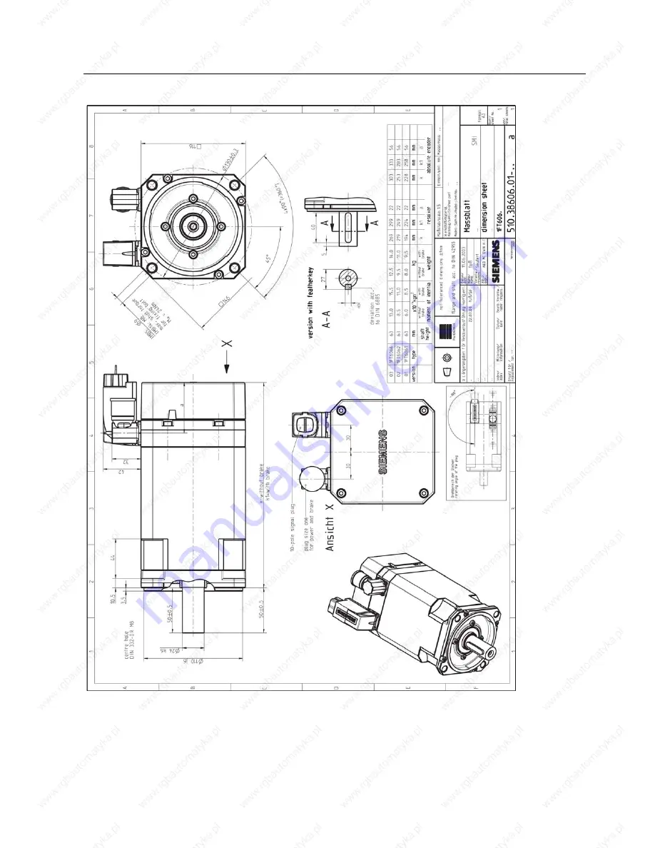 Siemens 1FT6031-4AK71-4AH0-Z Скачать руководство пользователя страница 219