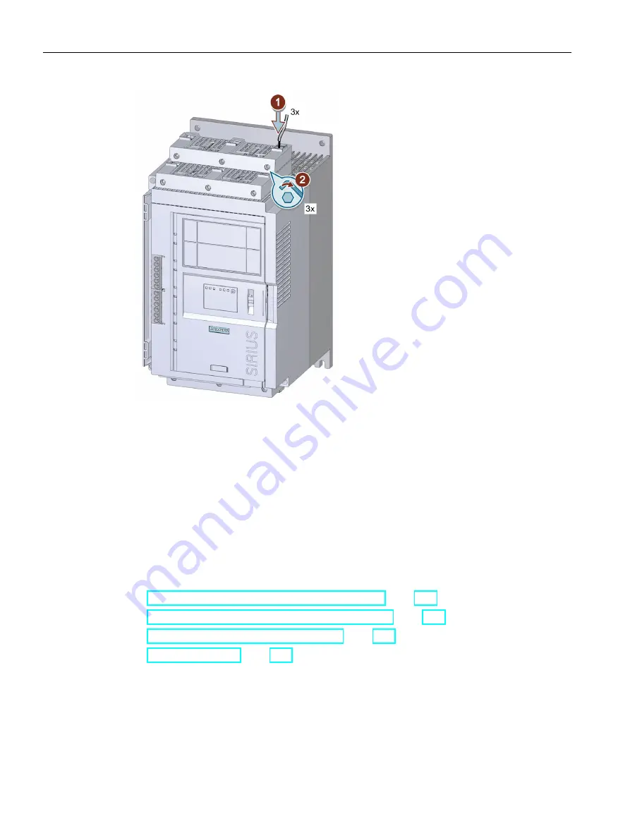 Siemens 3RW51 Series Скачать руководство пользователя страница 58