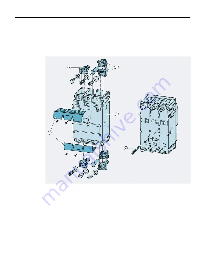 Siemens 3VA1 100 A Manual Download Page 210