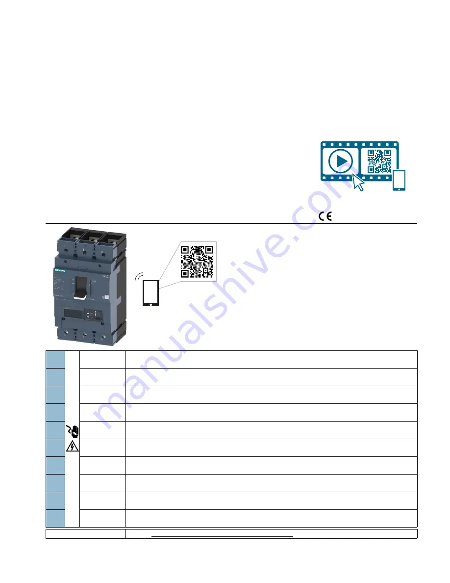 Siemens 3VA2 JP Series Manual Download Page 1